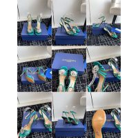 aquazzura crystal-flower heeled strapped sandal socialite party shoes size35-40 - 图片 9