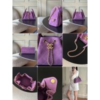 Chanel Mini 25 shoulder Hobo Bag in back Caviar