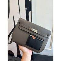 epsom Hermes Kelly depeches 25 Colormatic clutch Pouch full handmade boutique inclusion