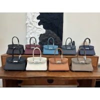 Hermes shoulder Birkin 29 handbag GHW -burgundy togo calfskin full handmade boutique inclusion