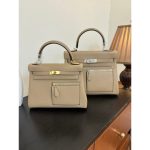 Limited Edition Hermes Kelly 25 Colormatic in Swift Leather GHW full handmade