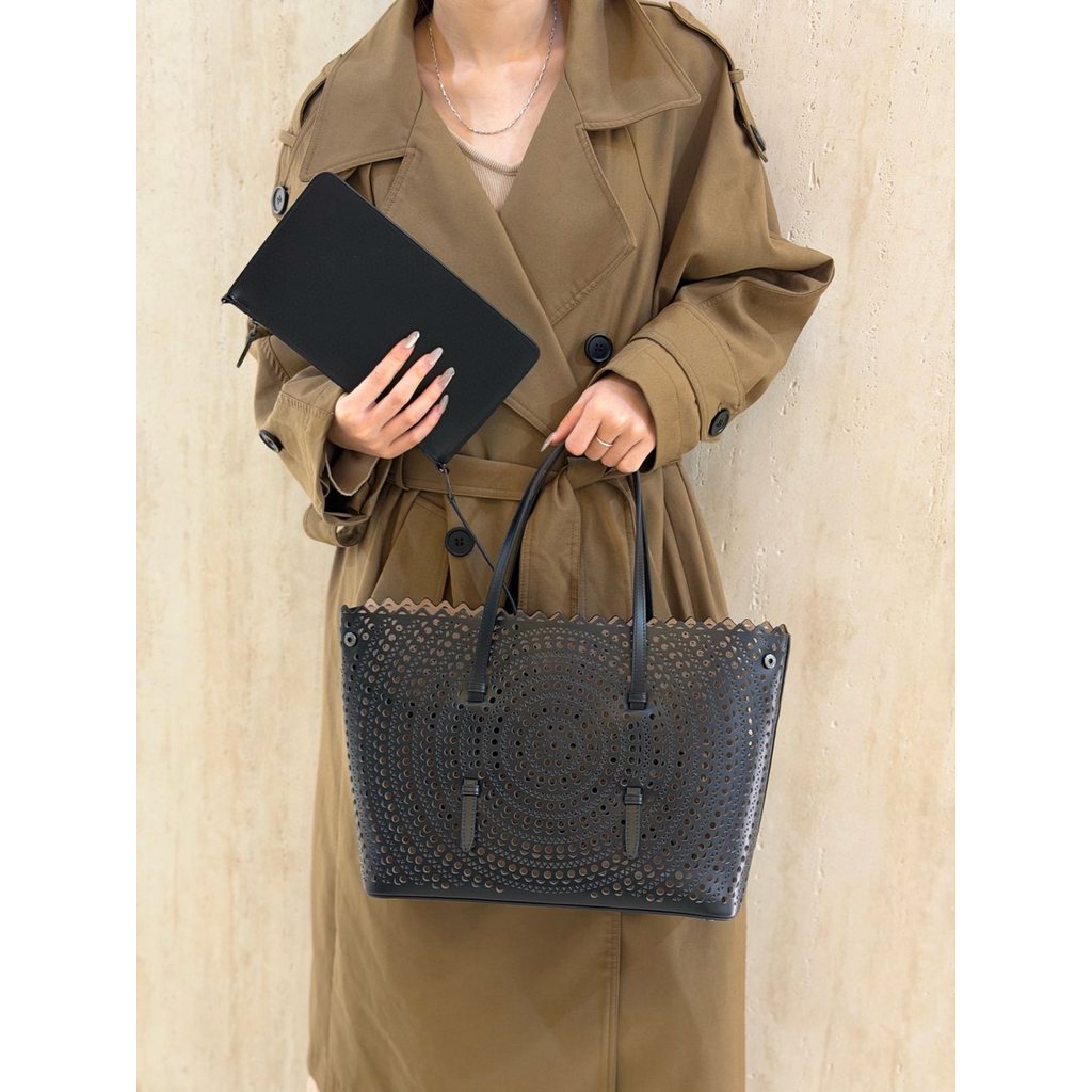 ph-11134201-820li-mqsqiq5m169u4a.jpg Alaia laser-cut perforated neverfull carryall handbag shoulder tote with detachable clutch - 图片 1