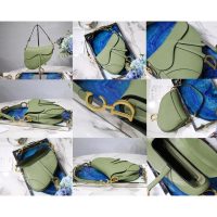Dior symbolic flap half-moon saddle versatile casual baguette underarm bag complete with double stra - 图片 9
