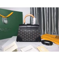 small Goryard structured top-handle handbag crossbody flap messenger bag with protective feet - 图片 4