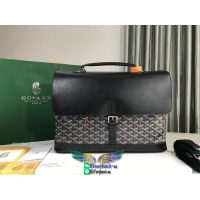 戈雅 GY Citadin men's document briefcase canvas flap messenger bag worker commuter bag - 图片 5