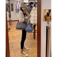 戈雅 GY unisex business document handbag shoulder crossbody canvas flap messenger - 图片 5