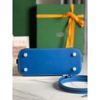 Goya vendome mini clamshell handbag crossbody shoulder zipper tote with protective feet - 图片 4