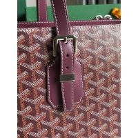 Goyard vintage outdoor carryall travel handbag canvas shoulder underarm tote large storage luggage - 图片 3