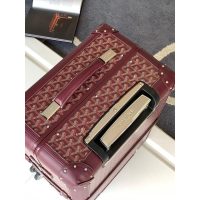 Goyard boarding cabin luggage vintage trolley suitcase wheeled case travel gadget 20 inches - 图片 4