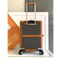 Goyard trolley box case travel gadget boarding cabin luggage vintage trolley suitcase 20 inches - 图片 2