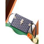 Goyard Cassette trunk clutch shoulder crossbody case messenger bag cosmetic box holder