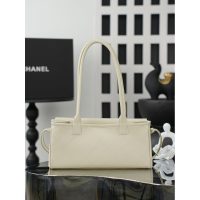 Chanel east-west shoulder underarm baguette elegant hobo tote multicolor available - 图片 9