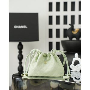 Chanel lambskin Mini Drawstring bucket Pouch Bag