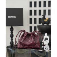 Chanel lambskin Mini Drawstring bucket Pouch Bag