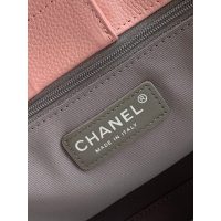 small Chanel Preppy Coco Shopping Tote Bag in caviar calfskin