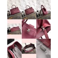 Chanel black Preppy Coco Shopping Tote Bag in caviar calfskin