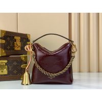 Louis Vuitton LV Multipass Mini Hobo in Waxed Burgundy Calfskin