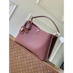 burgundy Louis Vuitton Capucines GM Grainy Calfskin Tote Bag Women